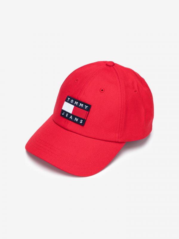 Kšiltovka Tommy Jeans Červená