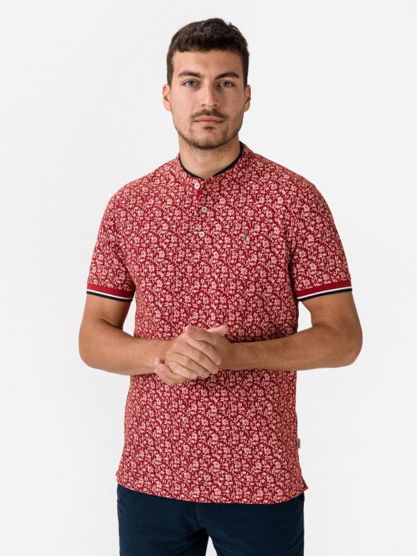 Win Blu. Polo triko Jack & Jones Červená