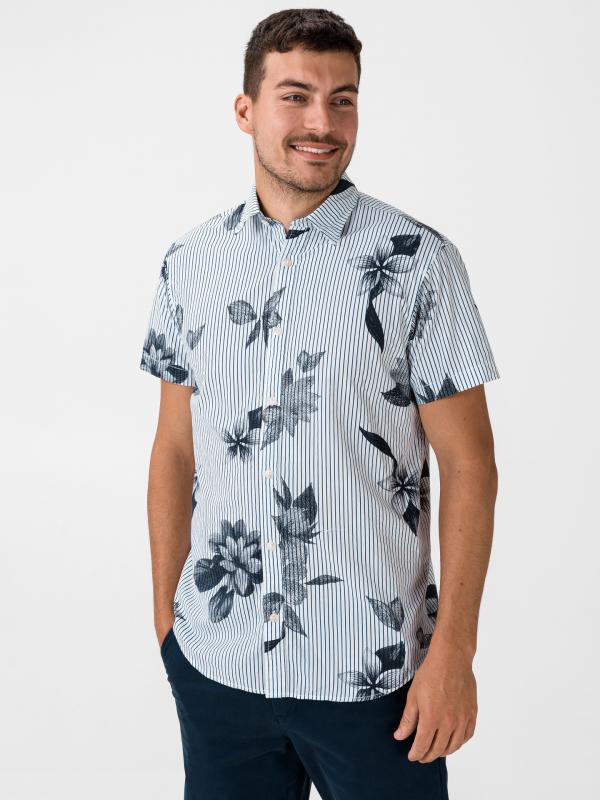 Flower Košile Jack & Jones Bílá