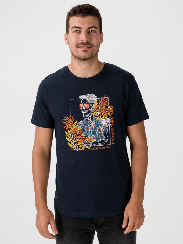 Oniket Triko Jack & Jones Modrá