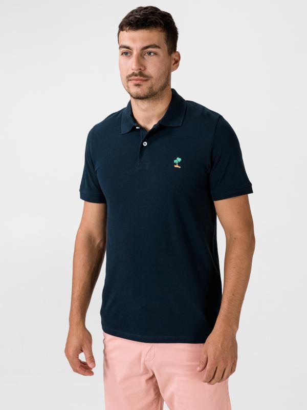 Cobana Polo triko Jack & Jones Modrá