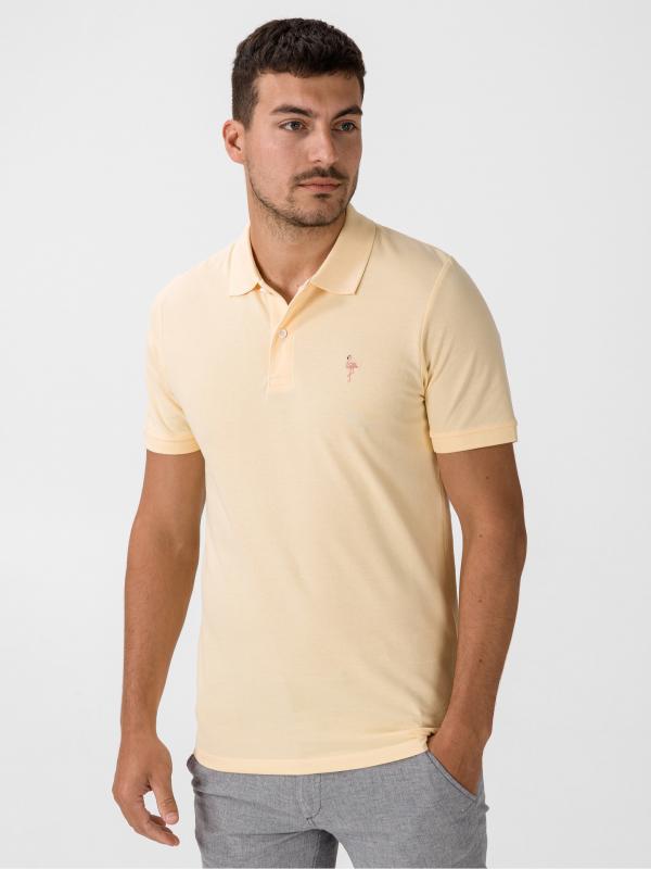 Cobana Polo triko Jack & Jones Žlutá