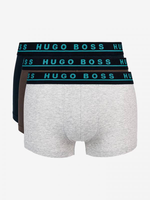 Boxerky 3 ks BOSS Šedá