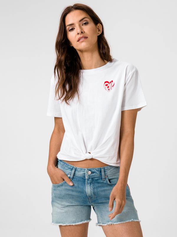 Fleur Triko Pepe Jeans Bílá
