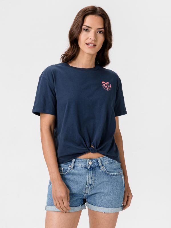 Fleur Triko Pepe Jeans Modrá
