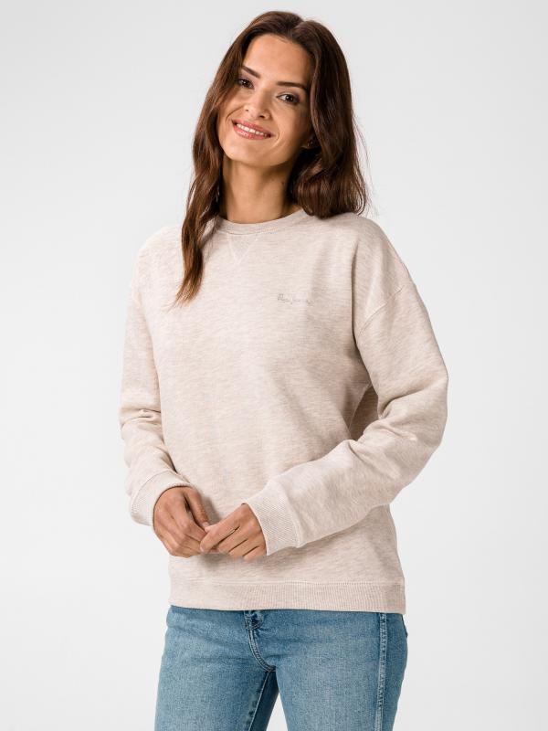 Mikina Pepe Jeans Béžová