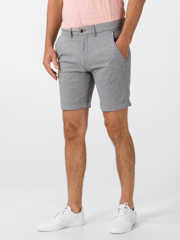 Linen Kraťasy Jack & Jones Modrá