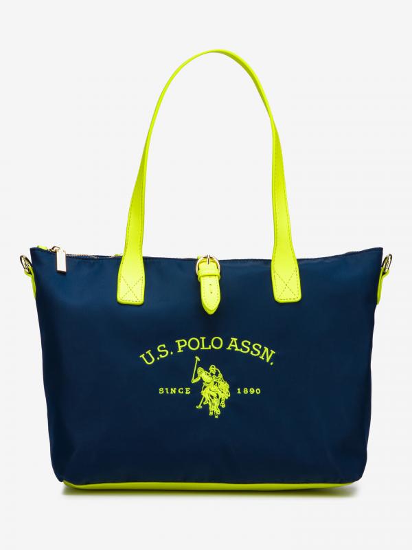 Patterson Fluo Kabelka U.S. Polo Assn Modrá