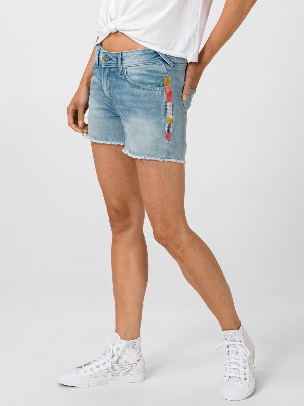 Thrasher Rainbow Šortky Pepe Jeans Modrá