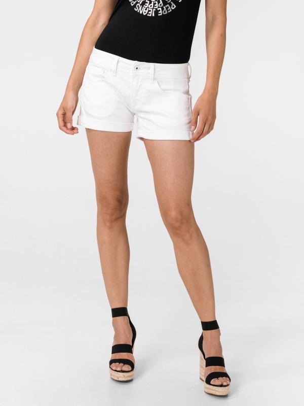 Siouxie Šortky Pepe Jeans Bílá