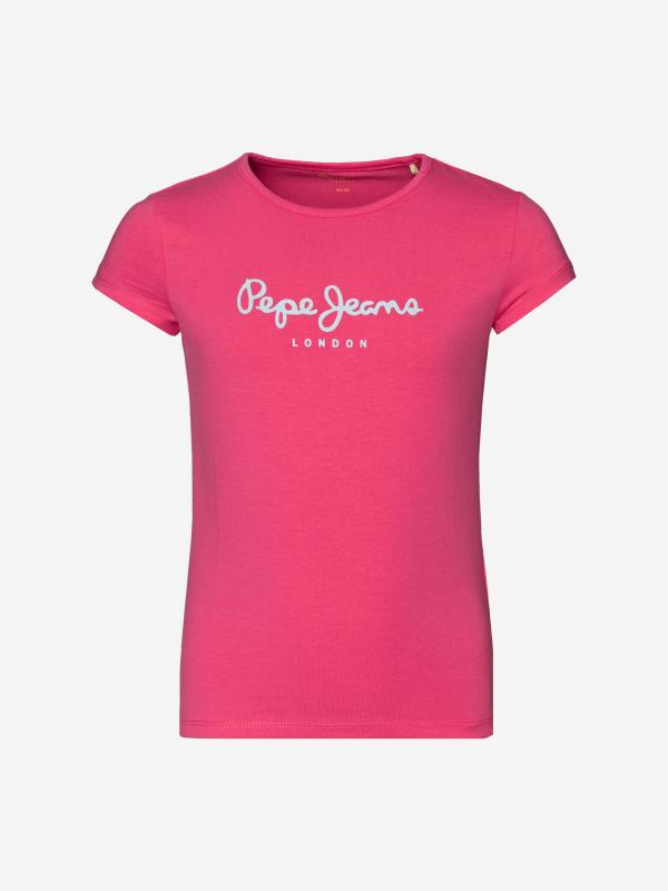 Hana Glitter Triko dětské Pepe Jeans Růžová