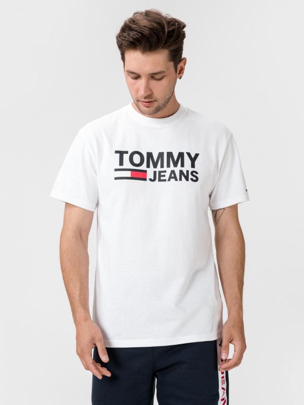 Triko Tommy Jeans Bílá