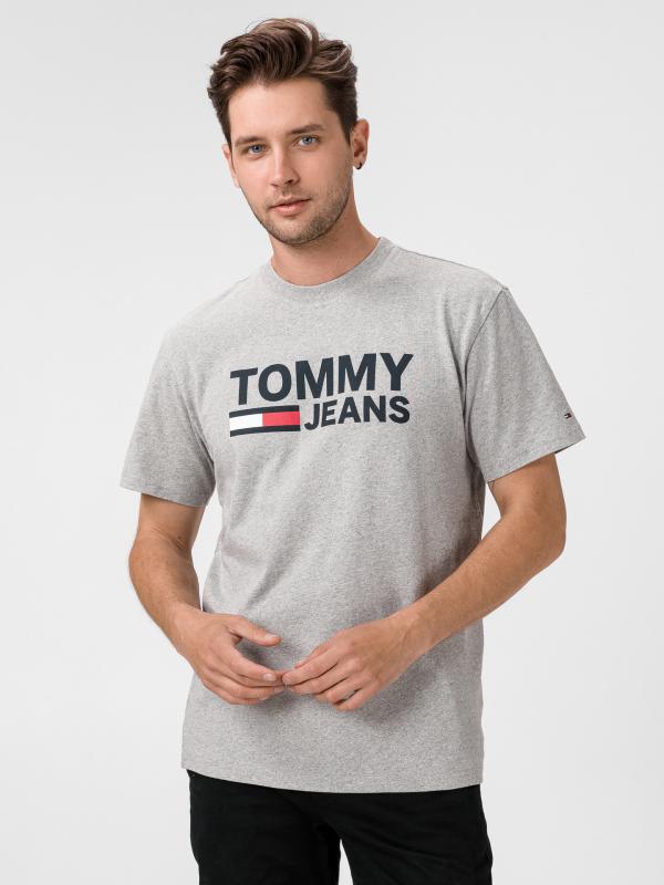 Triko Tommy Jeans Šedá