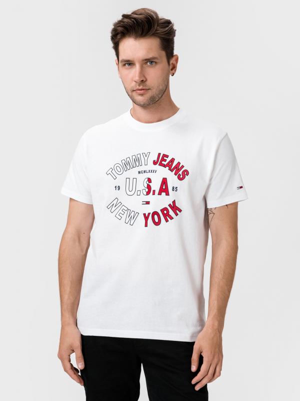 Triko Tommy Jeans Bílá