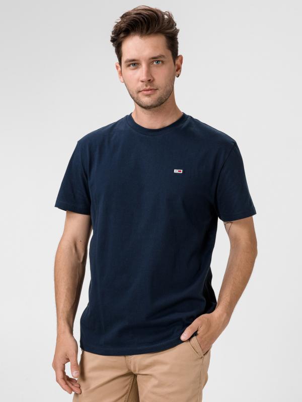 Triko Tommy Jeans Modrá