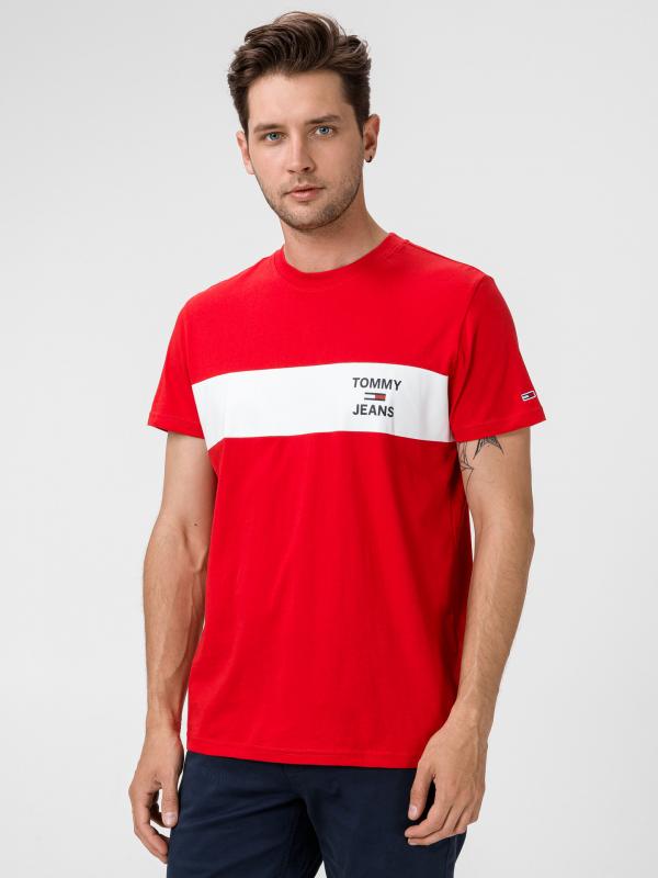 Triko Tommy Jeans Červená