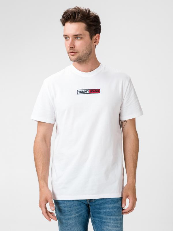 Triko Tommy Jeans Bílá