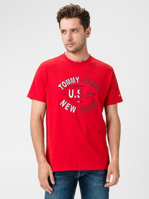 Triko Tommy Jeans Červená
