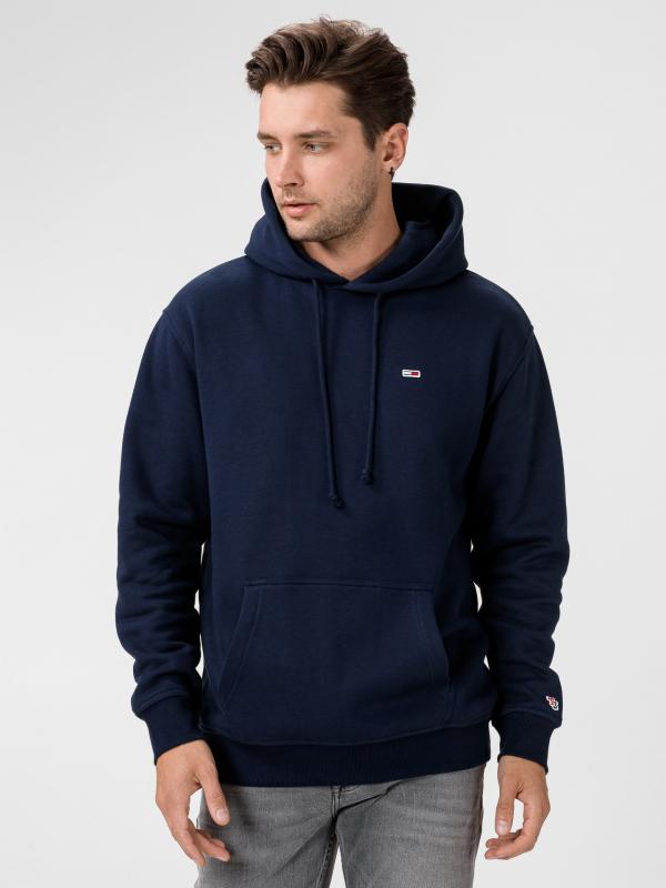 Mikina Tommy Jeans Modrá