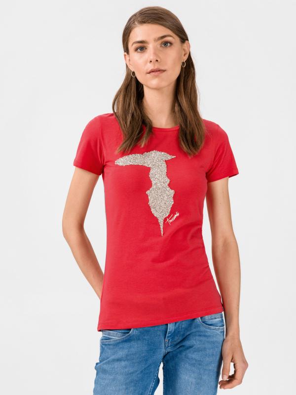 Poppy Triko Trussardi Jeans Červená