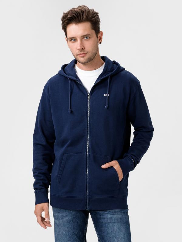 Mikina Tommy Jeans Modrá