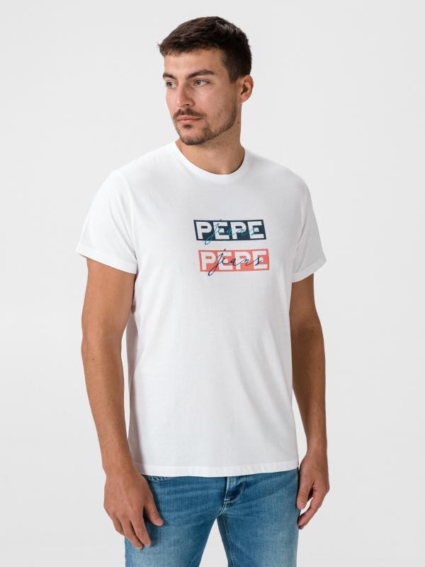 Sid Triko Pepe Jeans Bílá