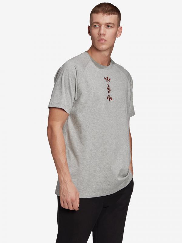 Big Trefoil Triko adidas Originals Šedá