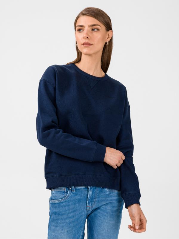 Mikina Pepe Jeans Modrá