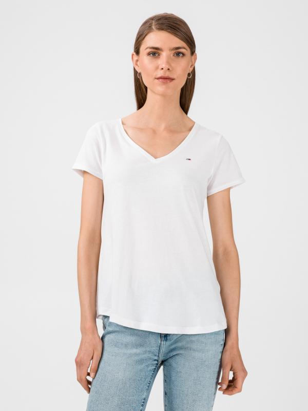 Triko Tommy Jeans Bílá