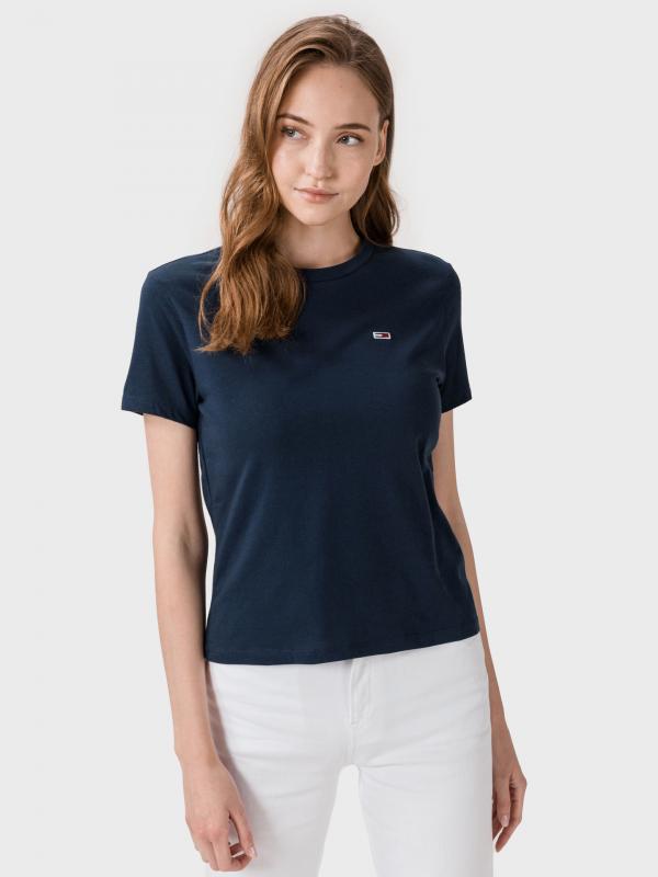 Classics Triko Tommy Jeans Modrá