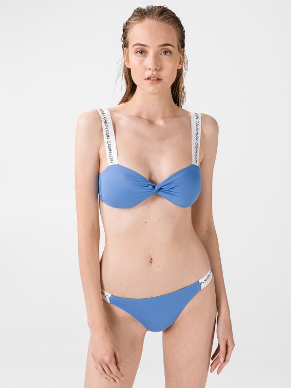 Spodní díl plavek Calvin Klein Modrá