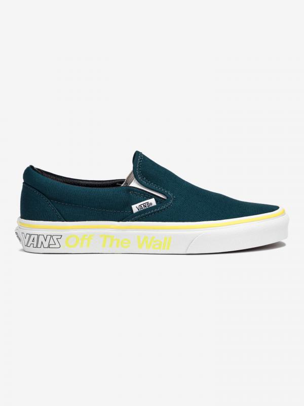 Classic Slip On Vans Zelená