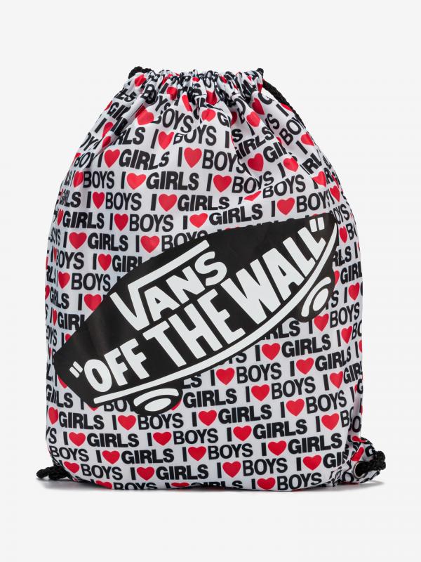 I Heart Gymsack Vans Bílá