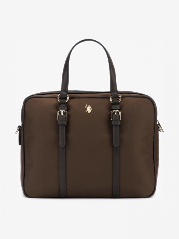 Houston Taška U.S. Polo Assn Hnědá