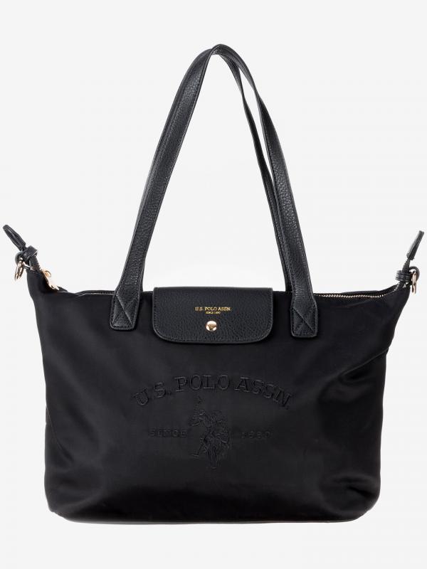 Patterson Medium Kabelka U.S. Polo Assn Černá