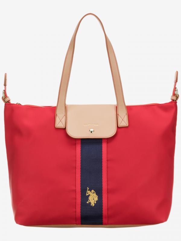 New Patterson Large Kabelka U.S. Polo Assn Červená