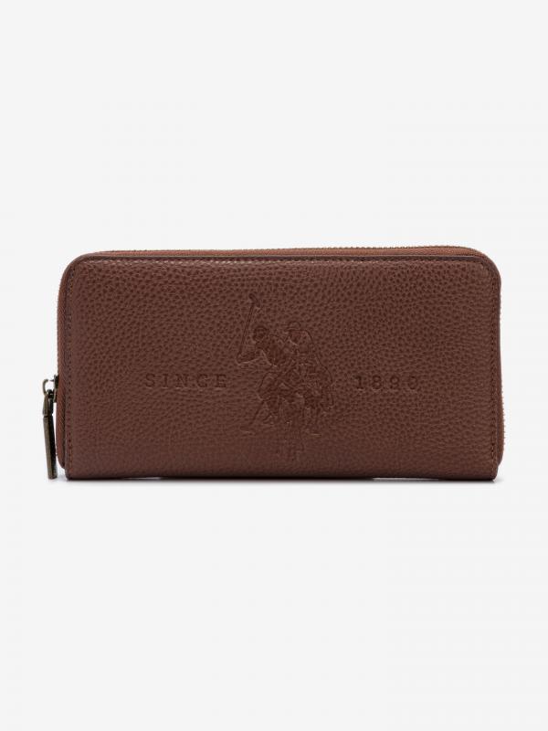 Crestwood Large Peněženka U.S. Polo Assn Hnědá