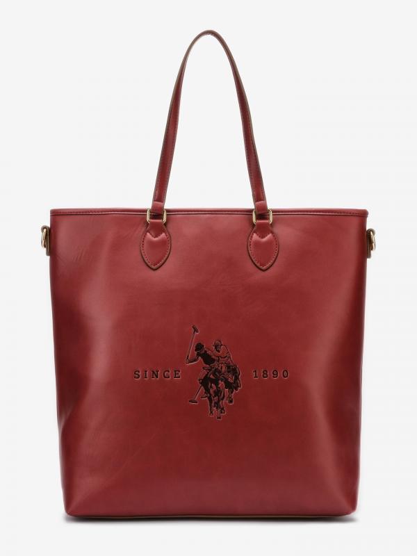 Folsom Tall Kabelka U.S. Polo Assn Červená