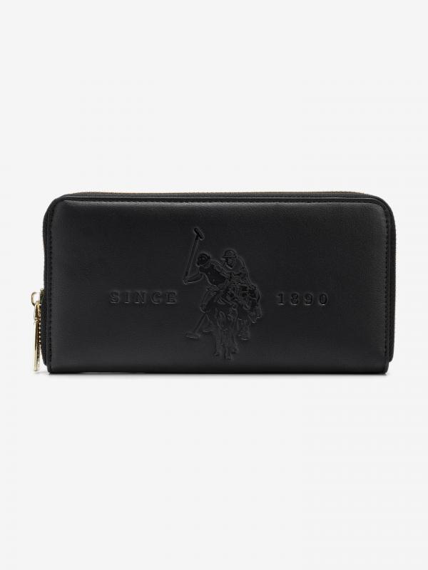 Folsom Large Peněženka U.S. Polo Assn Černá