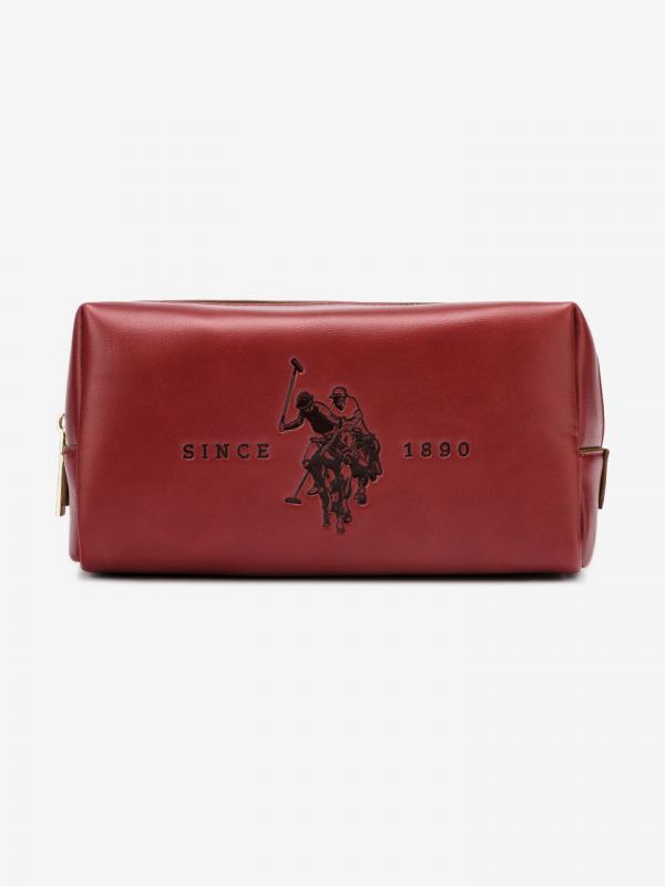 Folsom Large Kosmetická taštička U.S. Polo Assn Červená