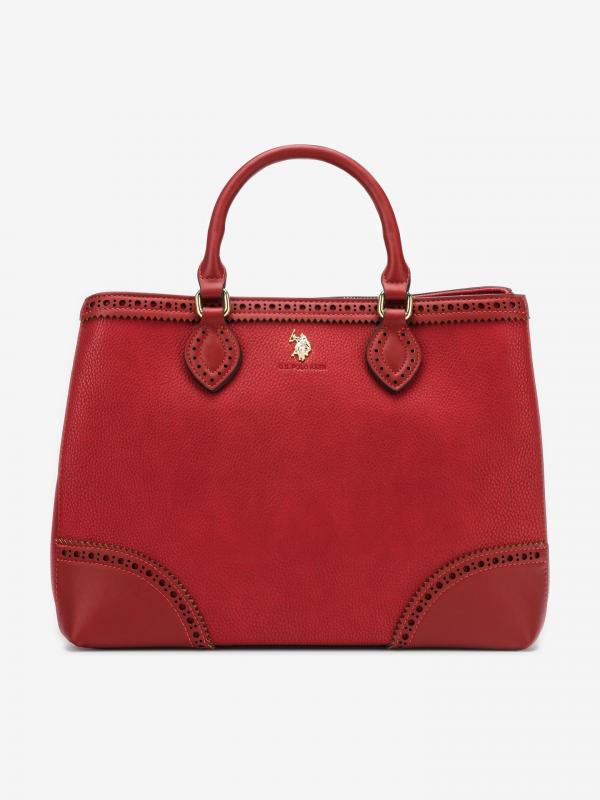 Longmont Large Kabelka U.S. Polo Assn Červená