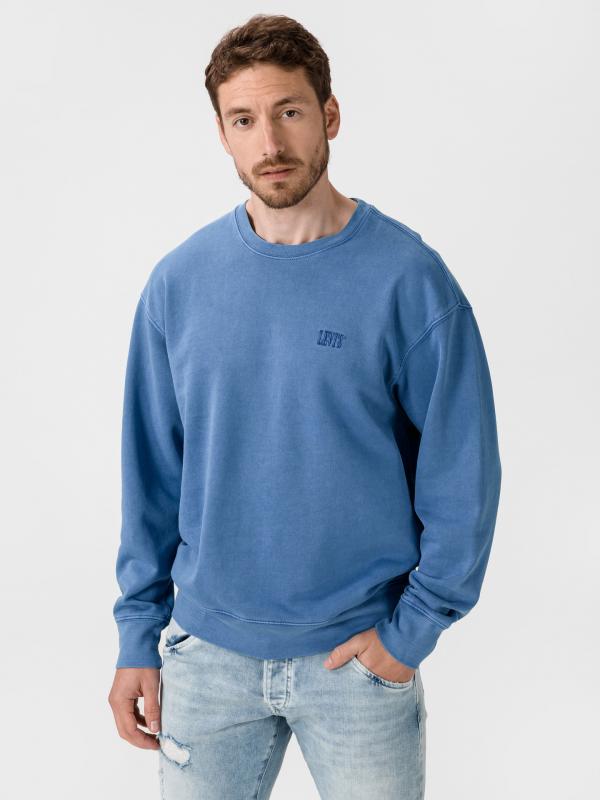 Authentic Logo Mikina Levi's® Modrá
