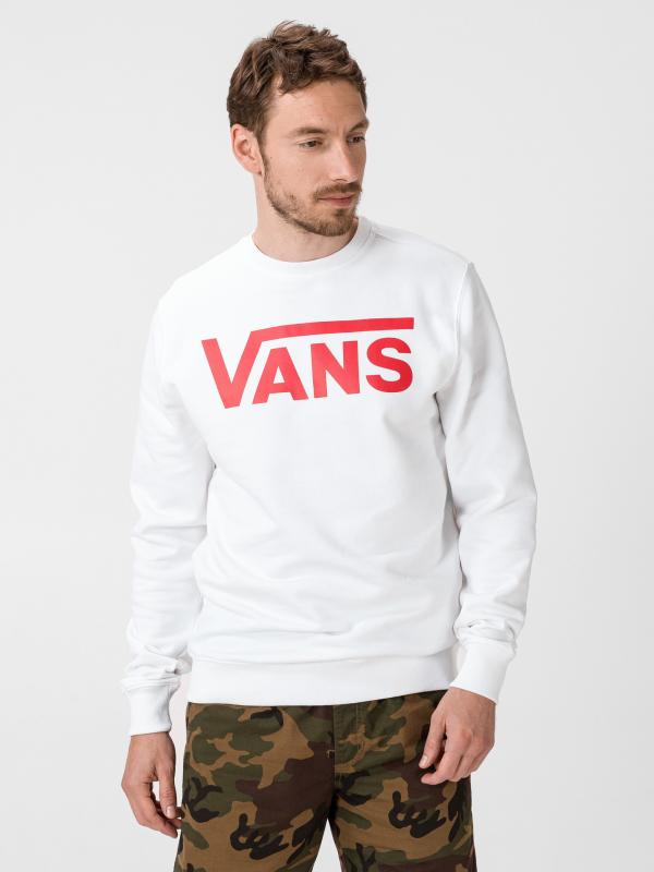 Classic Mikina Vans Bílá