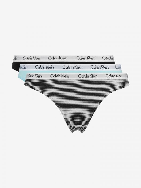 Kalhotky 3 ks Calvin Klein Černá