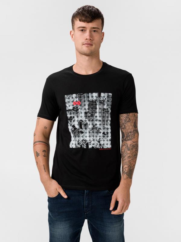 Triko Armani Exchange Černá