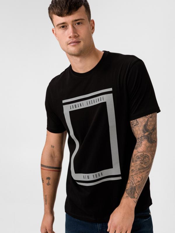Triko Armani Exchange Černá