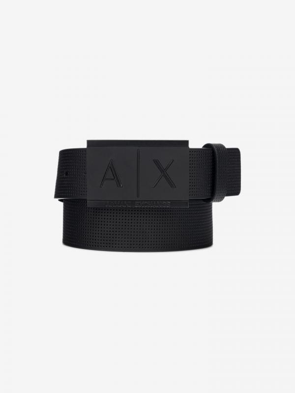Pásek Armani Exchange Černá