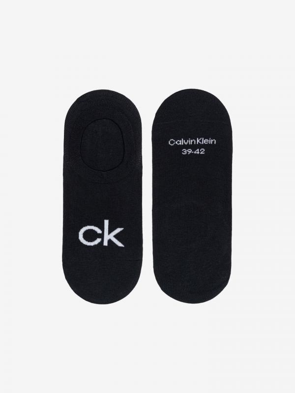 Ponožky 2 páry Calvin Klein Černá
