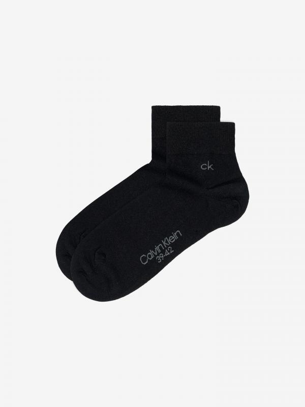 Ponožky 2 páry Calvin Klein Černá