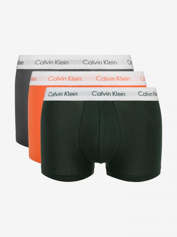 Boxerky 3 ks Calvin Klein Zelená